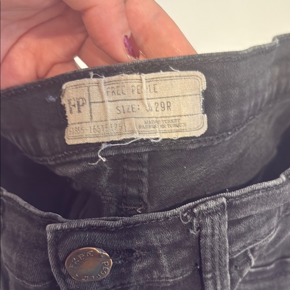 Free People 29R Black Women's Skinny Jeans - Picture 2 of 5